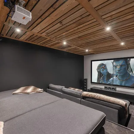 Luxe A Avec Piscine, Sauna Et Cinema - Fr-1-569-196 Megeve